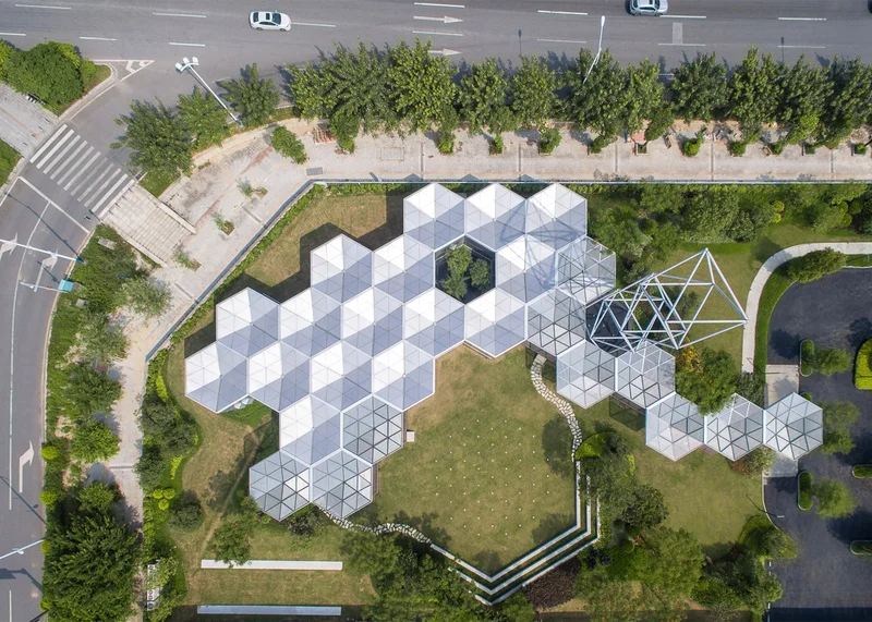 Exemplo de um complexo modular hexagonal